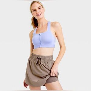 All In Motion Tan Stretch Active Skort size Large NWT Gym Shorts